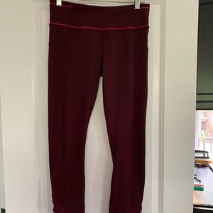 Lululemon crop yoga pants